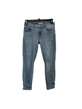 7 Seven For All Mankind Women's 30 Luxe Vintage The Ankle Skinny Jeans Frayed